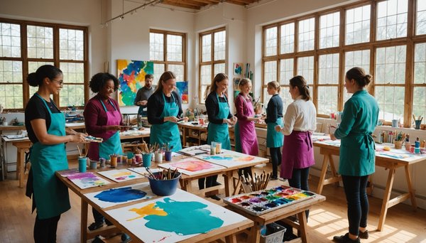 Choisir un team building de peinture pour votre équipe