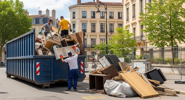 Location de benne à Lyon : la solution rapide pour vos déchets volumineux